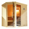Weka Premium Massivholz-Sauna TURKU Größe 2 Sparset 7,5 kW Bio S