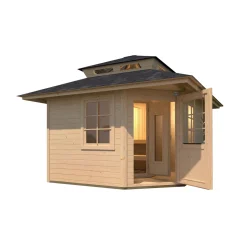 Weka Saunahaus Kurikka Sparset 7,5 kW Bio S natur