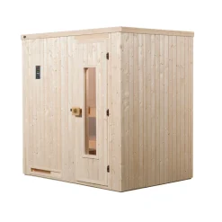 Weka Saunahaus Salo Größe 2 Sparset 7,5 kW OS anthrazit