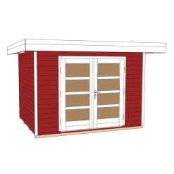 Weka Designhaus 126 Größe 3 schwedenrot