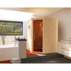 Weka Elementecksauna „Kiruna 1“ GT K, 3,6 kW Kompakt