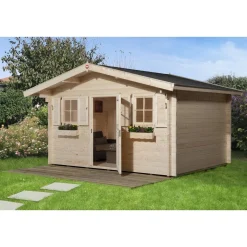 Weka Gartenhaus 135 Größe 1/2 380 x 380 x 262 cm