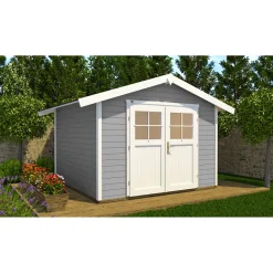 Weka Gartenhaus 122 Größe 2 grau