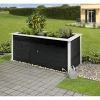 Weka Profi-Hochbeet 669 C 28 mm schwarz