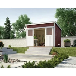 Weka Schiebetürhaus 225 Größe 1 schwedenrot