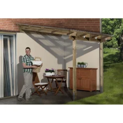 Weka Terrassenüberdachung Größe 1,300 x 250 cm