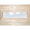 Weka Zusatzfenster für Gartenhaus „21/28 mm“, natur