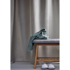 Wenko Anti-Schimmel Duschvorhang Uni Beige Textil Polyester 180 x 200 cm waschbar