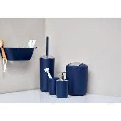 Wenko Bad-Accessoire-Set Brasil Dunkelblau 4-teilig bruchsicher