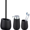 Wenko Bad-Accessoire-Set Badi Schwarz Keramik