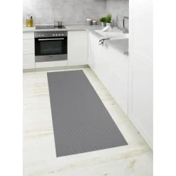 Wenko Badematte Grau 65 x 200 cm Weichschaummatte