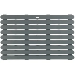 Wenko Badematte Indoor und Outdoor Grau 50 x 80 cm