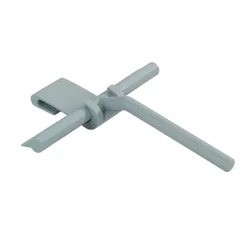 Wenko Badezimmerwischer Silikon Mola Grau