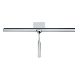 Wenko Badezimmerwischer Terni Jumbo Duschabzieher mit Wandbefestigung zum Ankleben