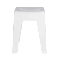 Wenko Badhocker Kumba Weiß Stabile Qualität aus Kunststoff