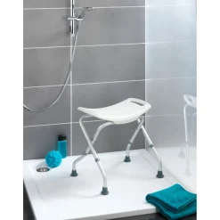 Wenko Badhocker Secura klappbar bis 120 kg Tragkraft