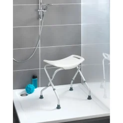 Wenko Badhocker Secura klappbar bis 120 kg Tragkraft