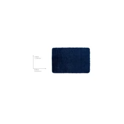 Wenko Badteppich Belize Marine Blue 60 x 90 cm Mikrofaser