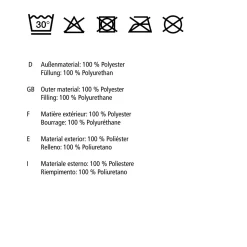 Wenko Badteppich Memory Foam Pebbles Beige 50 x 80 cm