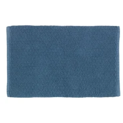 Wenko Badteppich Mona Graublau Baumwolle 50 x 80 cm