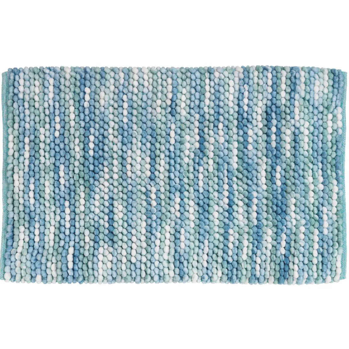 Wenko Badteppich Urdu Aqua 60 x 90 cm Mit Melagne-Effekt