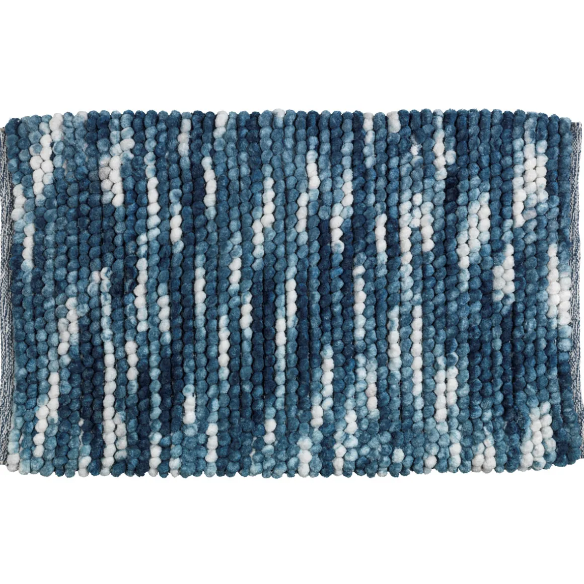 Wenko Badteppich Urdu Blau 60 x 90 cm Mit Melagne-Effekt