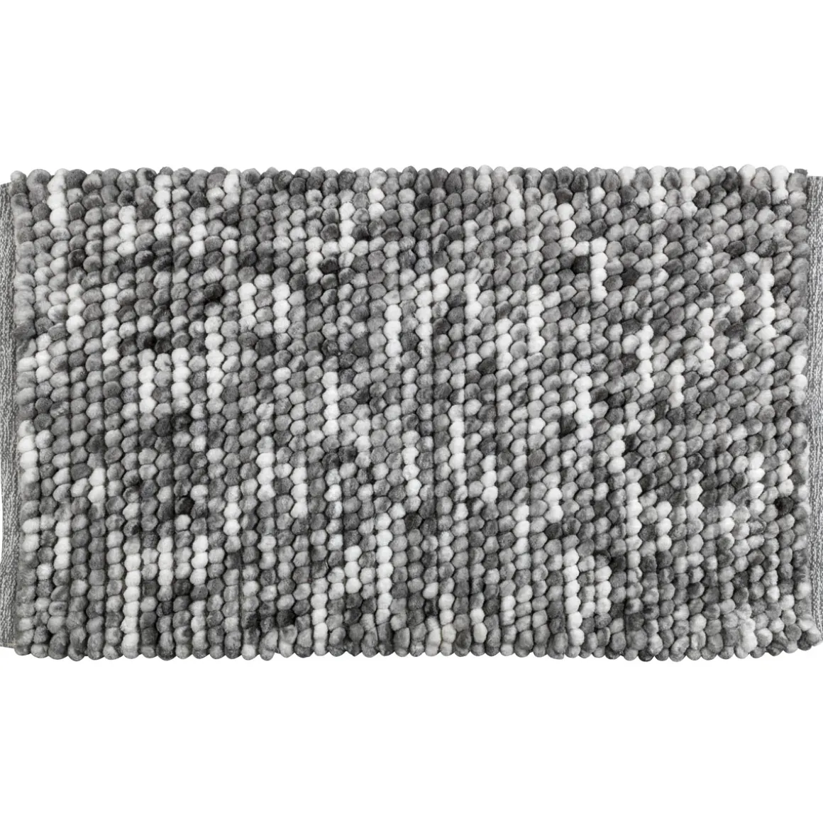 Wenko Badteppich Urdu Grau 60 x 90 cm Mit Melagne-Effekt