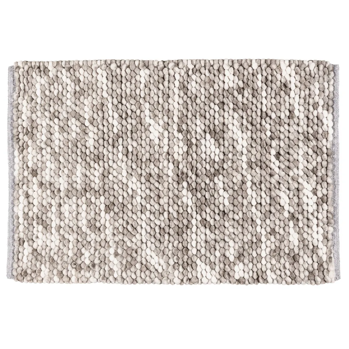 Wenko Badteppich Urdu Taupe 60 x 90 cm Mit Melagne-Effekt