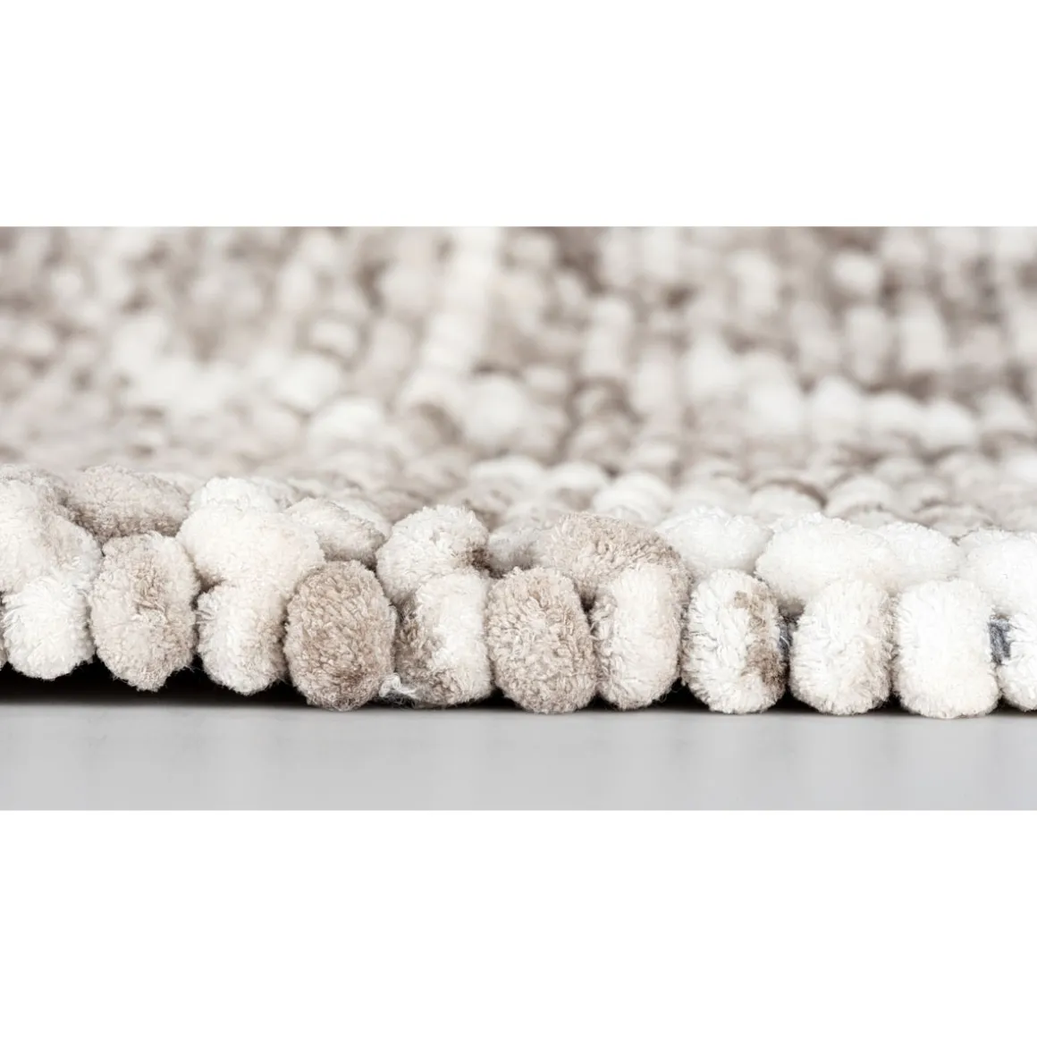 Wenko Badteppich Urdu Taupe 60 x 90 cm Mit Melagne-Effekt