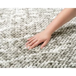 Wenko Badteppich Urdu Taupe 60 x 90 cm Mit Melagne-Effekt