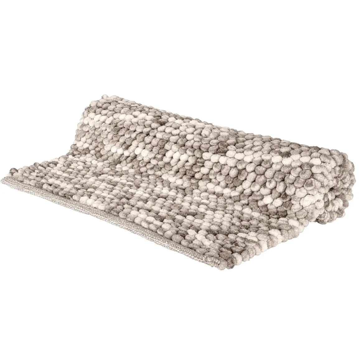 Wenko Badteppich Urdu Taupe 60 x 90 cm Mit Melagne-Effekt