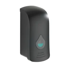 Wenko Desinfektionsmittel-Spender Ranera L Schwarz Seifenspender und Desinfektionsspender Füllmenge 740 ml