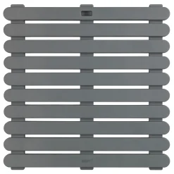 Wenko Duschmatte Indoor und Outdoor Grau 55 x 55 cm
