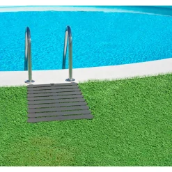 Wenko Duschmatte Indoor und Outdoor Grau 55 x 55 cm