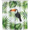 Wenko Duschvorhang Tucan Textil Polyester 180 x 200 cm waschbar
