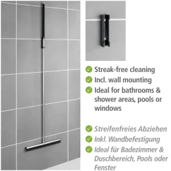 Wenko Edelstahl Boden-und Fensterwischer Rosole Wasserschieber