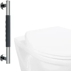 Wenko Edelstahl Wandhaltegriff Secura 40,5 cm