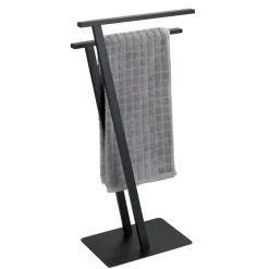 Wenko Handtuchständer Lirio Schwarz matt Kleiderständer