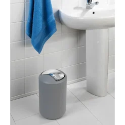 Wenko Kosmetikeimer Brasil Grau L 6,5 L