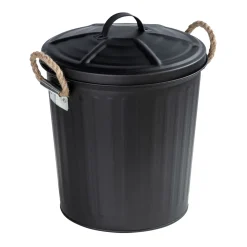 Wenko Kosmetikeimer Gara Schwarz matt 6 L