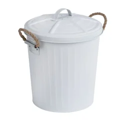 Wenko Kosmetikeimer Gara Weiß matt 6 L