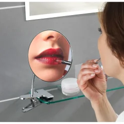 Wenko Kosmetikspiegel Clip 5-fach Vergrößerung