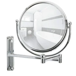 Wenko Kosmetikspiegel Deluxe Groß Wandspiegel 5-fach Vergrößerung