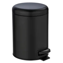 Wenko Kosmetik-Treteimer Leman Schwarz 5 L
