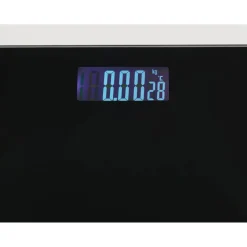 Wenko Personenwaage LCD Schwarz digitale Körperwaage mit LCD-Display