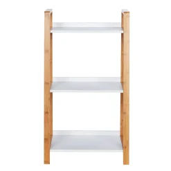 Wenko Regal Finja aus Bambus mit 3 Etagen 43 x 76 x 36 cm