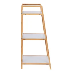 Wenko Regal Finja aus Bambus mit 3 Etagen 43 x 76 x 36 cm