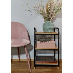 Wenko Regal Loft aus Bambus mit 3 Etagen Badezimmerregal Wohnregal