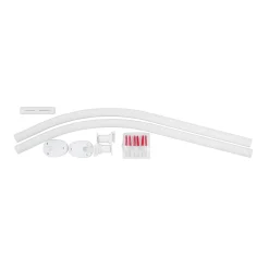 Wenko Rundduschstange Weiß 80 x 80 / 90 x 90 cm