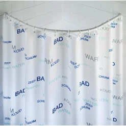 Wenko Rundduschstange Weiß 80 x 80 / 90 x 90 cm